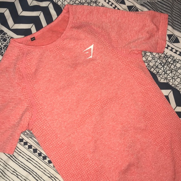 Gymshark Tops - Gymshark T-shirt coral workout